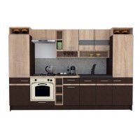 Bucatarie COSSY NEW 300 Wenge / Stejar Sonoma
